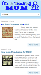 Mobile Screenshot of imateachingmom.com